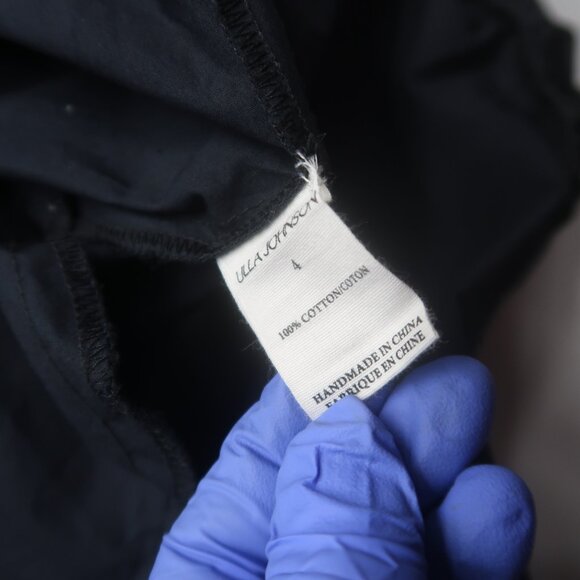 Ulla Johnson Nanette Midi Dress in Noir Black Size 4 - Picture 7 of 11